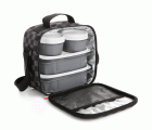 Bolsa térmica portaalimentos con herméticos incluidos Urban Food Casual acabado chess de Tatay