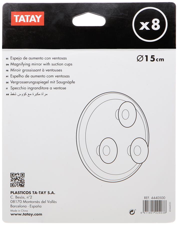 Espejo aumento con ventosas Nerta Tatay