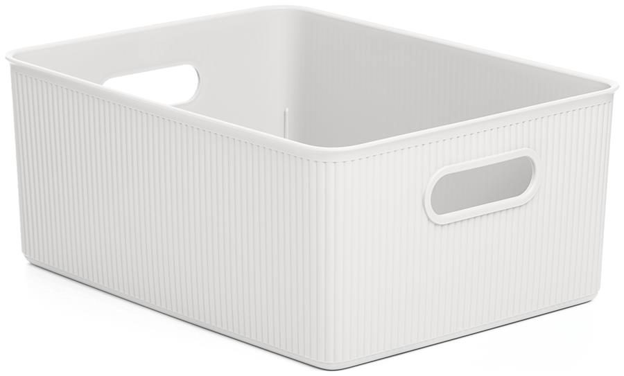 Cesta ordenación L Tatay - 15 l Baobab - blanco pergamon