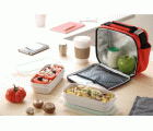 Bolsa térmica portaalimentos con herméticos incluidos Urban Food Prime color rojo de Tatay