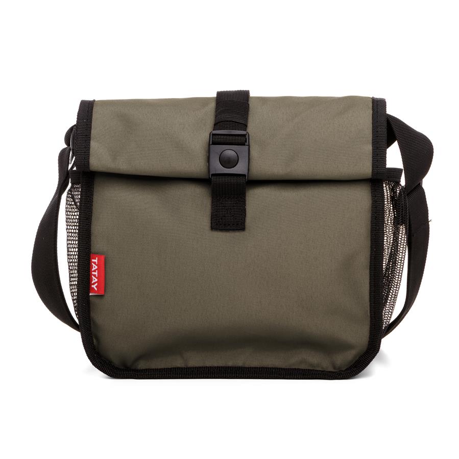 Bolsa térmica porta alimentos extensible de capacidad regulable Urban Food Roll&Go color verde de Tatay