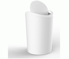 CUBO BAÑO  TATAY CON TAPA  BASCULANTE 6L STANDARD - BLANCO