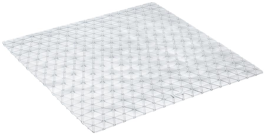 Alfombra Baño 54x54 DIAMOND Translúcida