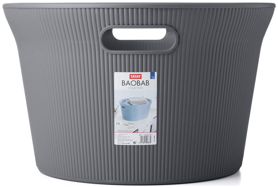 Cesta ropa Tatay Baobab - gris antracita