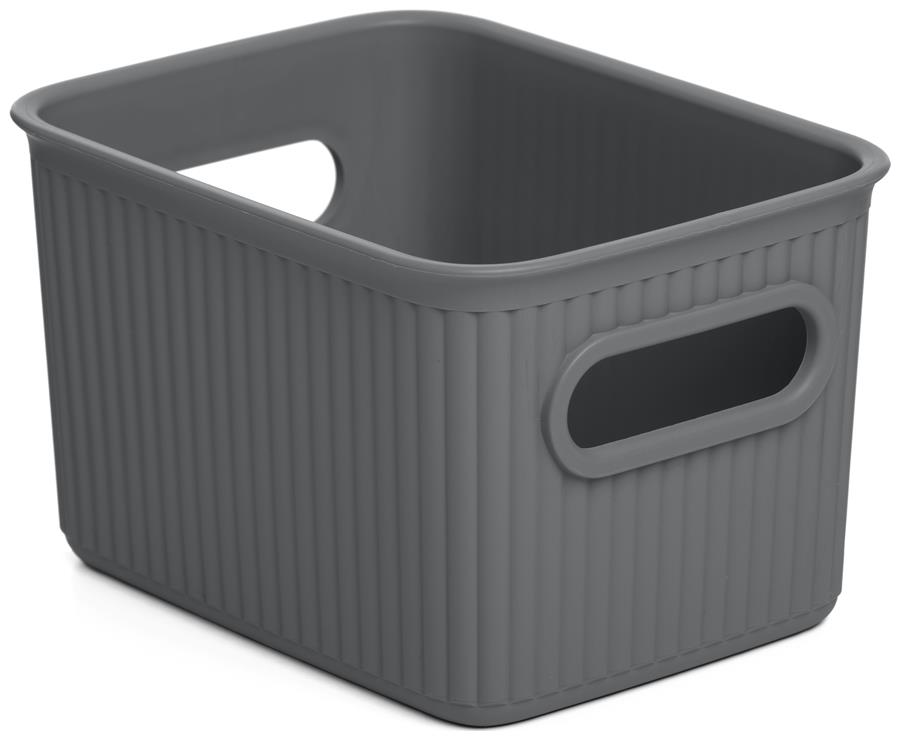 Cesta ordenación Tatay - 1,5 l Baobab - gris antracita