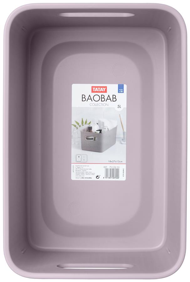 Cesta ordenación M Tatay - 5 l Baobab - lilac