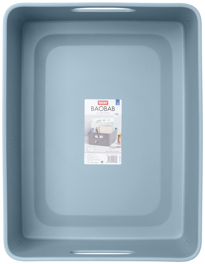 Cesta ordenación L Tatay - 15 l Baobab - blue mist