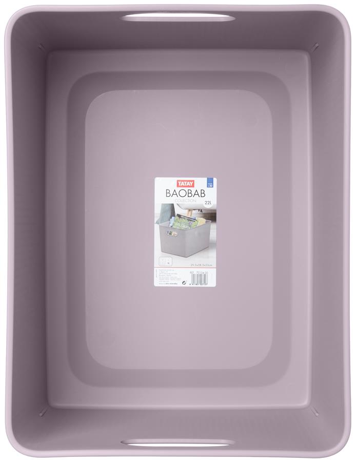 Cesta ordenación XL Tatay - 22 l  Baobab - lilac