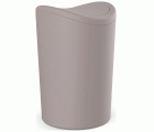CUBO BAÑO TATAY CON TAPA  BASCULANTE 6L STANDARD - TAUPE