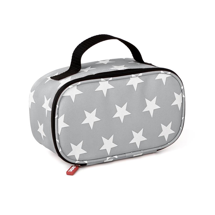 Bolsa térmica portaalimentos con herméticos incluidos Kit Urban Food Mini Stars Grey Tatay
