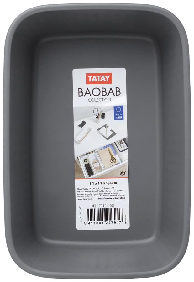 Organizador A6 Tatay - Baobab - gris antracita