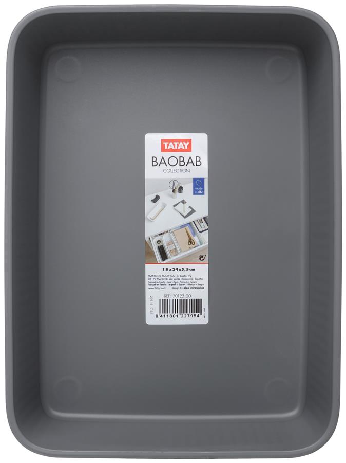 Organizador A5 Tatay - Baobab - gris antracita