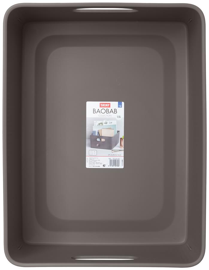 Cesta ordenación L Tatay - 15 l Baobab - marrón