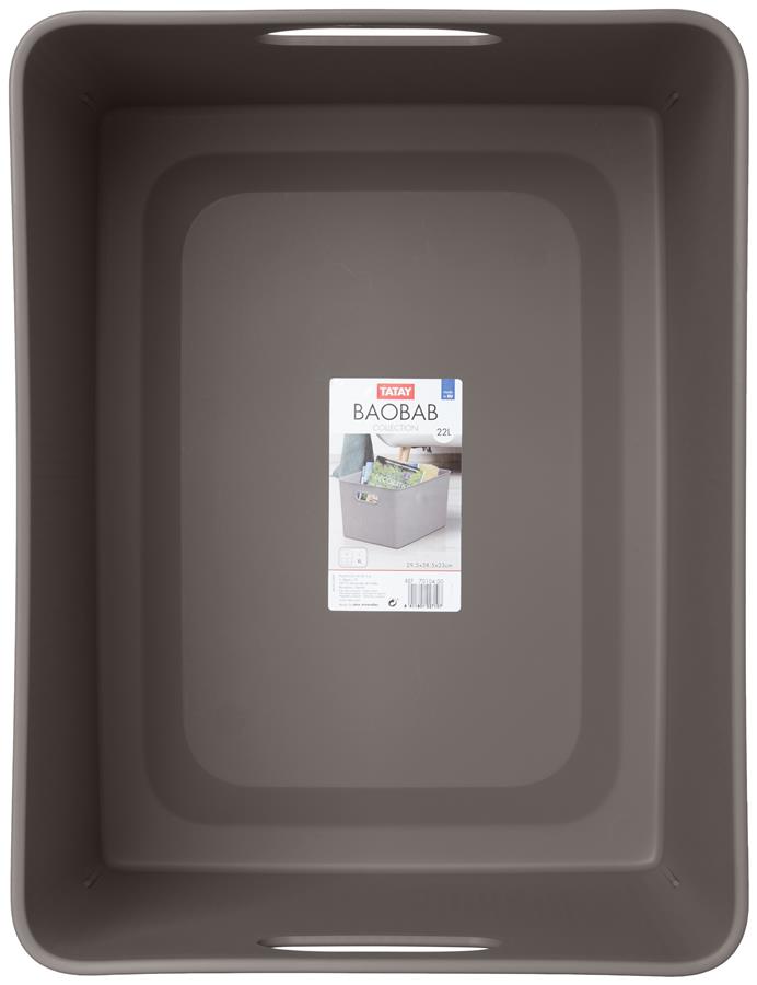 Cesta ordenación XL Tatay - 22 l  Baobab - marrón