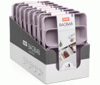 SET 4 ORGANIZADORES SLIM+A6+A5+A4  BAOBAB - LILAC