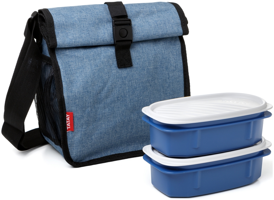 ROLL & GO + 2 TOP FLEX 0,5L - Denim Blue