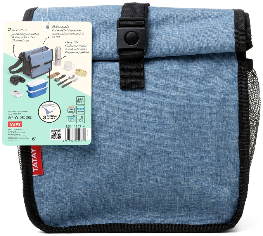 ROLL & GO + 2 TOP FLEX 0,5L - Denim Blue