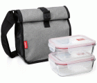 ROLL & GO GLASS  2x0,64L - Denim Grey