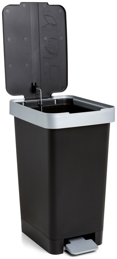 Cubo Pedal 25L SMART - Negro