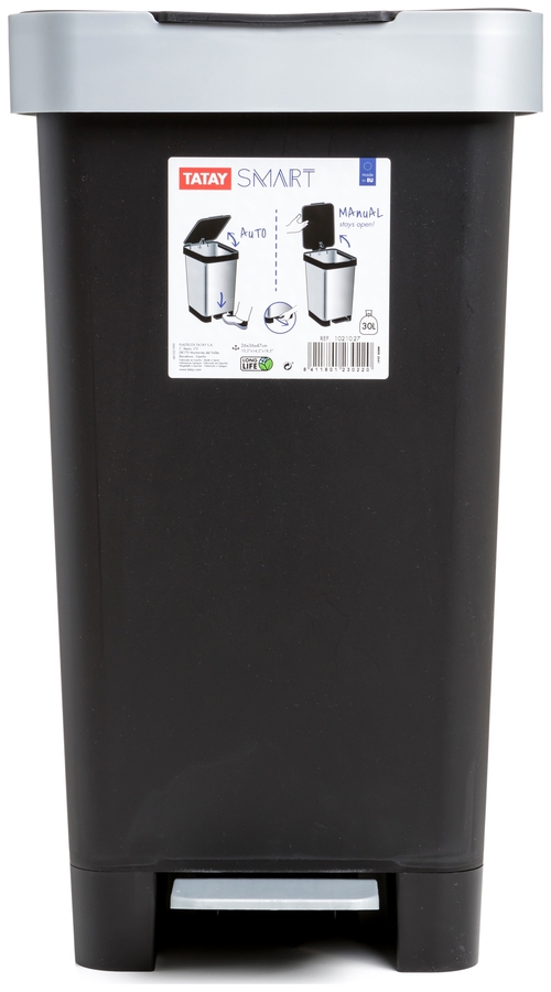 Cubo Pedal 25L SMART - Negro