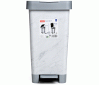 Cubo pedal 25 L SMART DECO - MARBLE