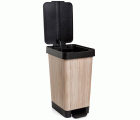 Cubo pedal 25 L SMART DECO - WOOD