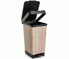 Cubo pedal 25 L SMART DECO - WOOD