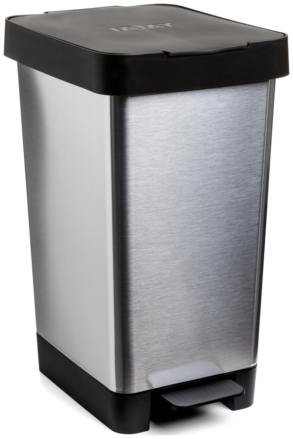 CUBO PEDAL 25 L SMART STEEL  - GRIS