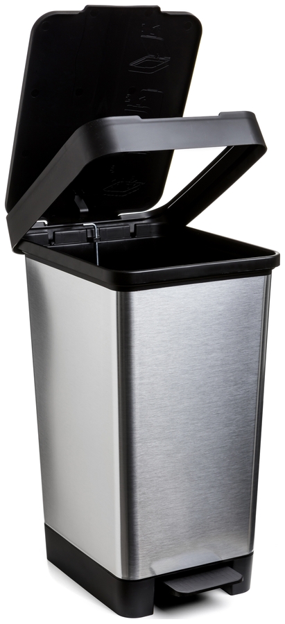 CUBO PEDAL 25 L SMART STEEL  - GRIS