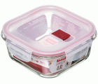 Hermético Cook & Eat Vidrio Cuadrado 0,8L