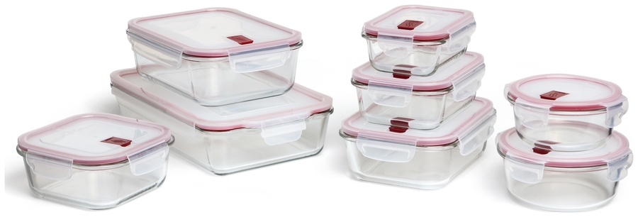 Hermético Cook & Eat Vidrio Rectangular 2,2 L