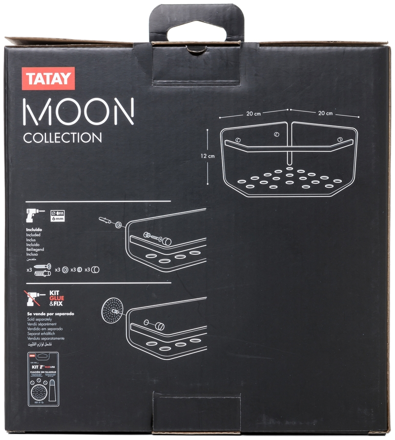 Cestillo rinconero Moon 20x20x12