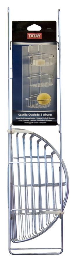 Cestillo ovalado 3 alturas Tatay