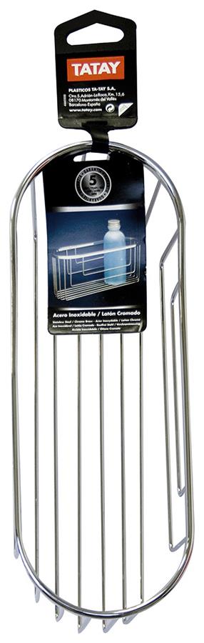 Cestillo ovalado krom 30x11x13 Tatay - CROMADO