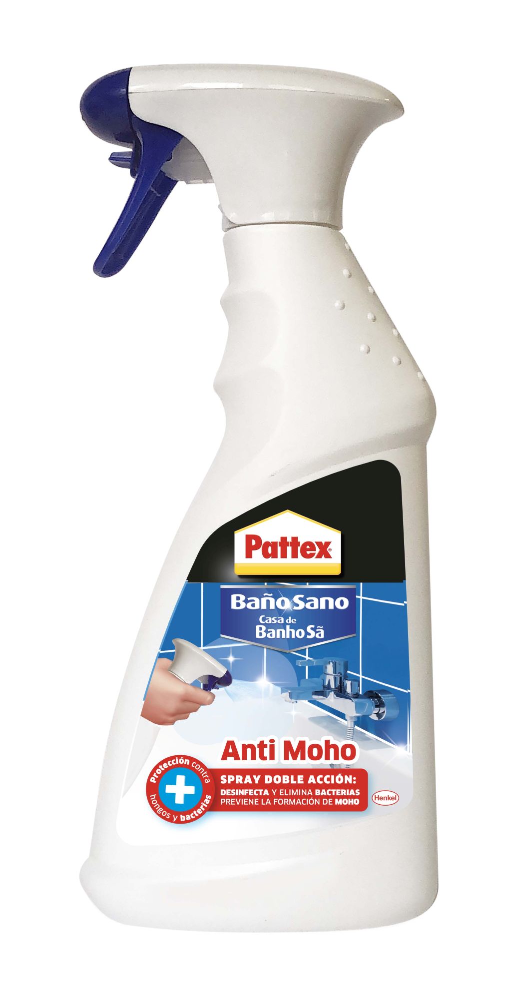 PATTEX Baño Sano Spray Anti Moho 500 ml Blanco