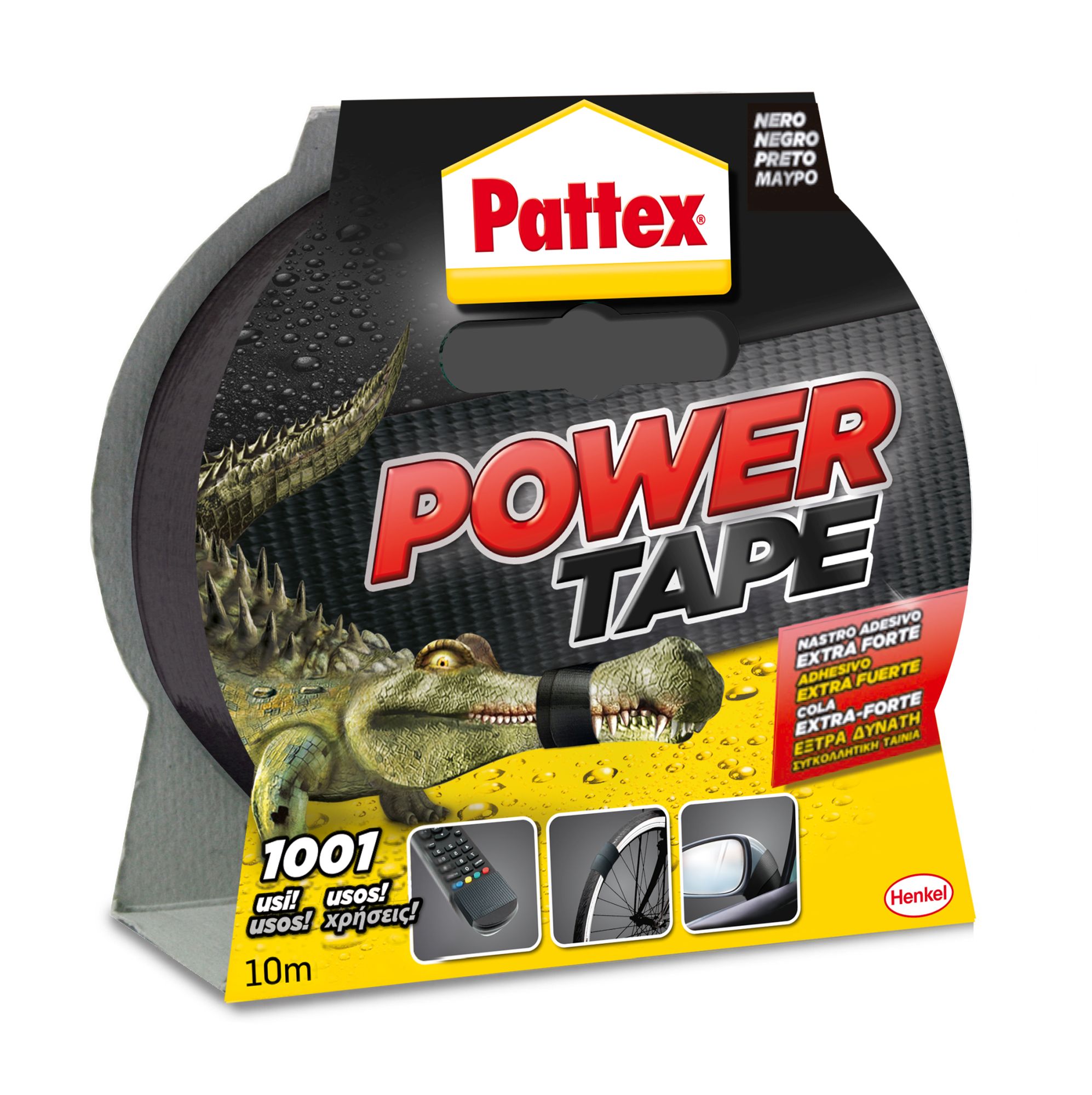 Pattex Power Tape 50x10 m. Negro