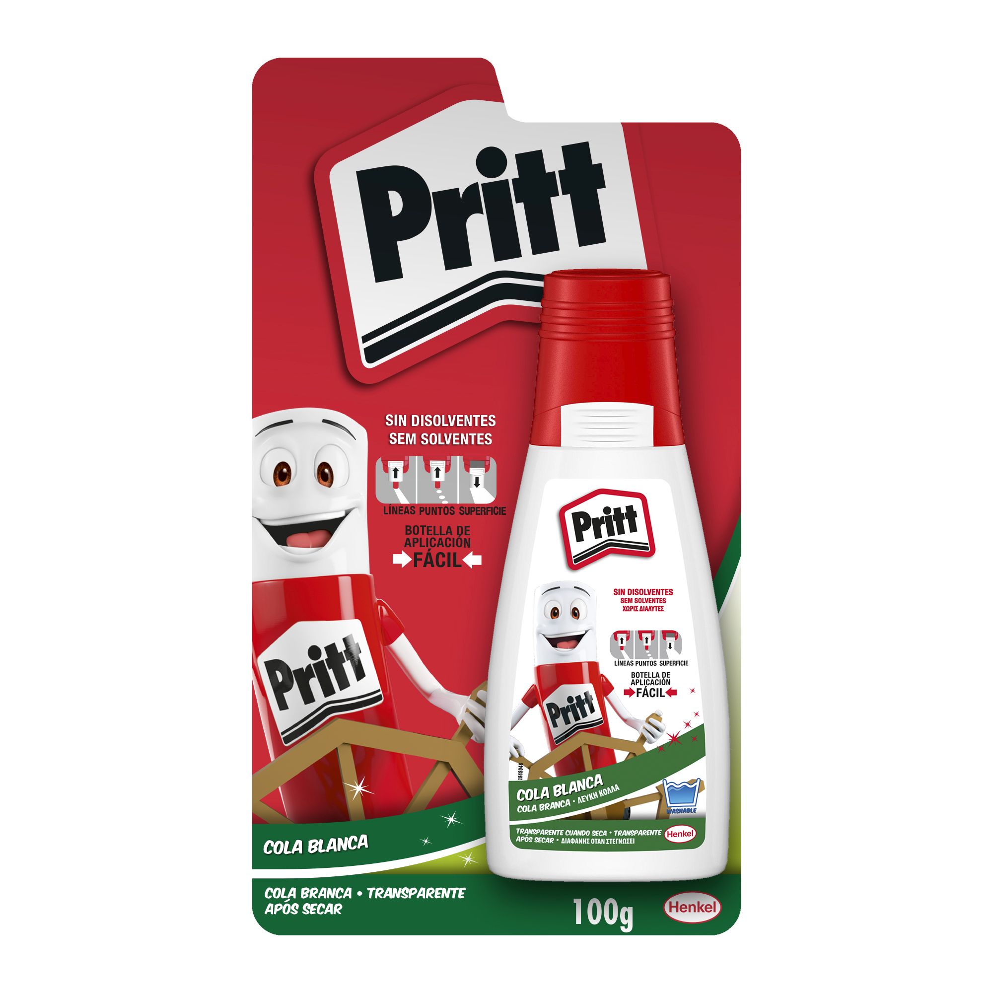 2769976 cola blanca manualidades 100 gr. pritt 2769976