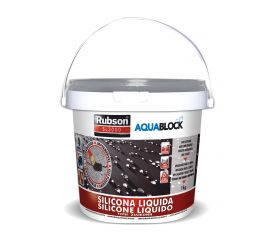 Silicona Líquida AquaBlock 1Kg Gris