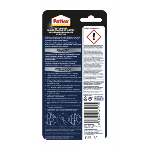 Pattex Blanqueador de Juntas 10x 7ml