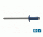REMACHE ESTÁNDAR BRALO ALUMINIO / ACERO AZUL CABEZA ALOMADA