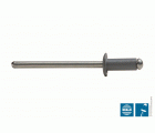 REMACHE ESTÁNDAR BRALO ALUMINIO / ACERO GRIS 9006 CABEZA ALOMADA