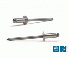 REMACHE FLOR BRALO ALUMINIO / ACERO CABEZA ALOMADA