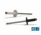 REMACHE FLOR BRALO ALUMINIO / ACERO NEGRO CABEZA ANCHA