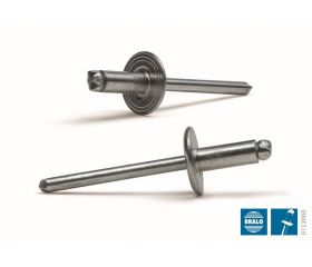 REMACHE ESTÁNDAR BRALO ACERO / ACERO CABEZA ANCHA