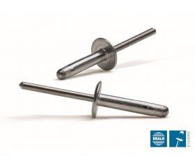 REMACHE TREBOL BRALO ALUMINIO / ALUMINIO CABEZA ANCHA