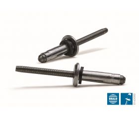 REMACHE S-TREBOL BRALO ALUMINIO / ALUMINIO CABEZA ALOMADA