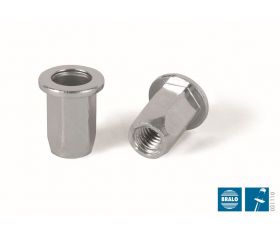 TUERCA REMACHABLE ACERO BRALO LISA CABEZA ANCHA