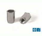 TUERCA REMACHABLE ACERO BRALO HEXAGONAL BAJA