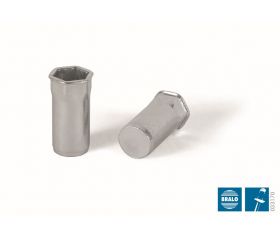 TUERCA REMACHABLE ACERO BRALO SEMIHEXAGONAL BAJA FONDO CERRADO