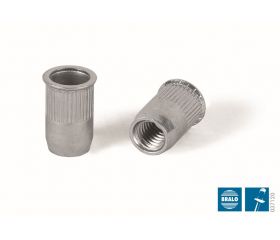 TUERCA REMACHABLE ACERO BRALO RANURADA BAJA